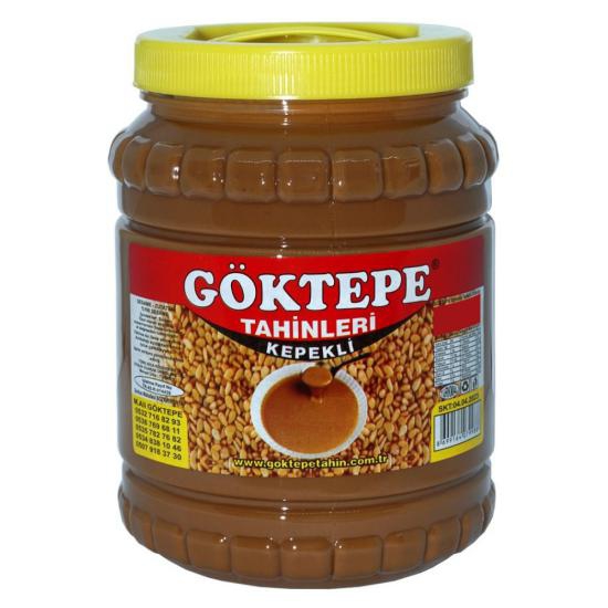 Göktepe Kepekli Bozkır Tahini Plastik Kutu 2 Kg Net:1840g
