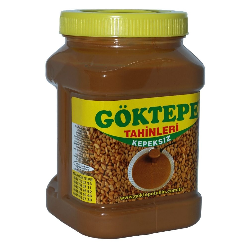 Göktepe%20Kepeksiz%20Bozkır%20Tahini%20Plastik%20Kutu%201%20Kg%20Net:935g