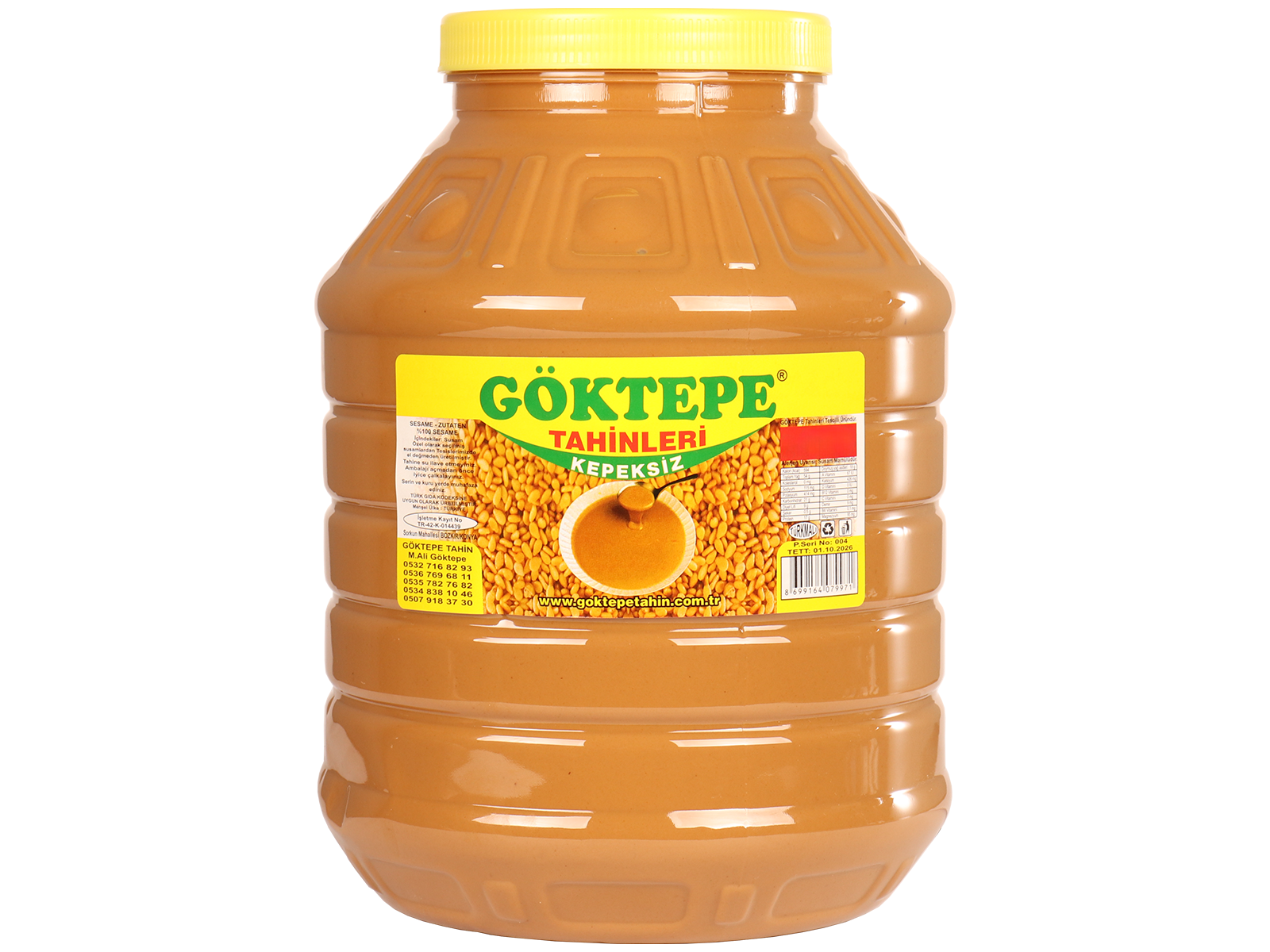 Göktepe%20Kepeksiz%20Bozkır%20Tahini%20Plastik%20Kutu%205%20Kg%20Net:4855g