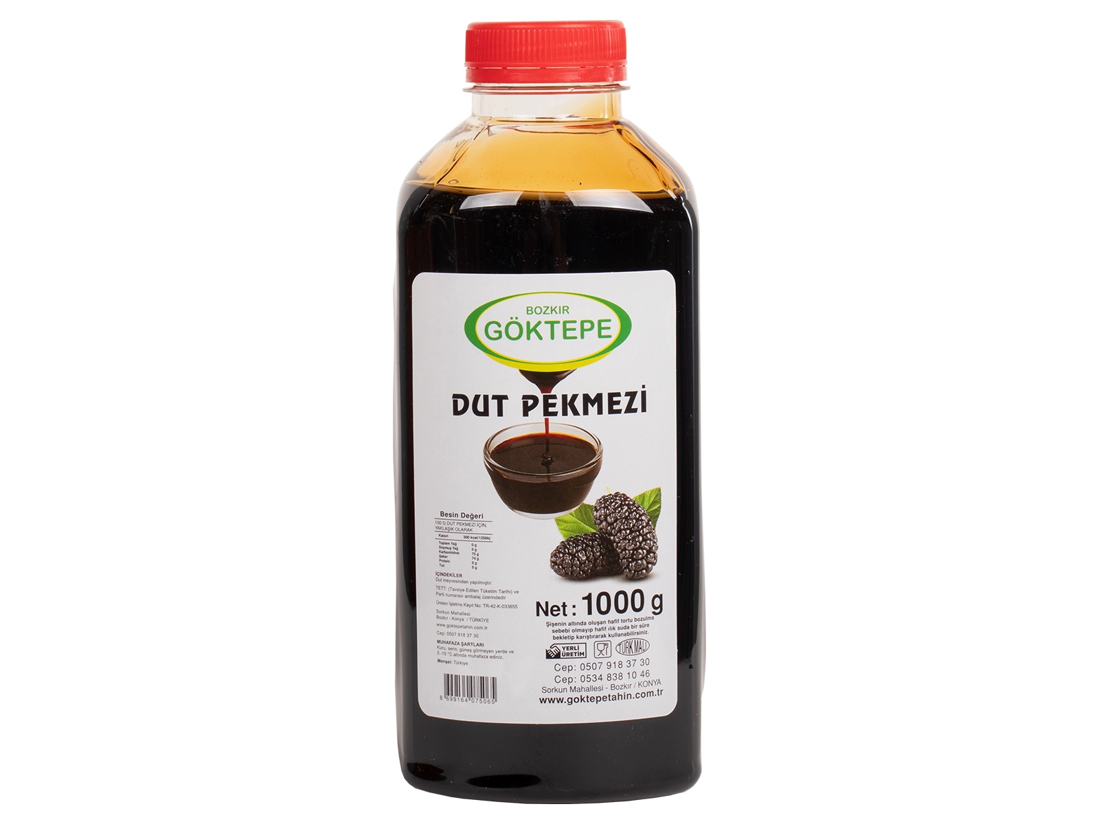Altın Salkım Dut Pekmezi Plastik Şişe Net 1000 Gr