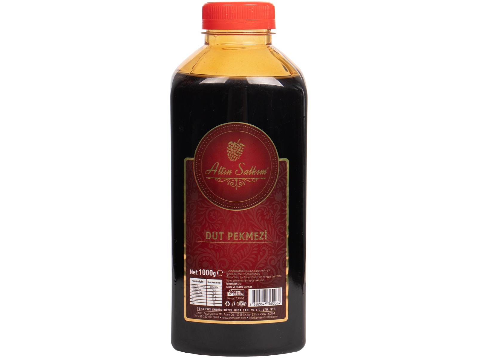Altın Salkım Dut Pekmezi Plastik Şişe Net 1000 Gr