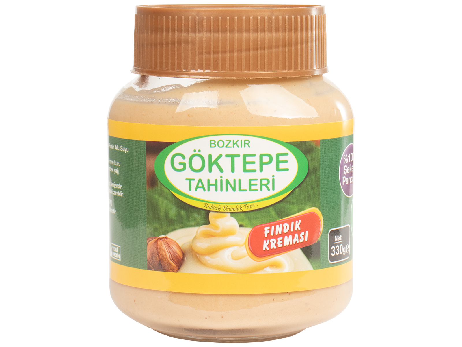 Göktepe%20Fındık%20Kreması%20(%47%20Fındık%20Parçacıklı)%20Net%20330%20Gr