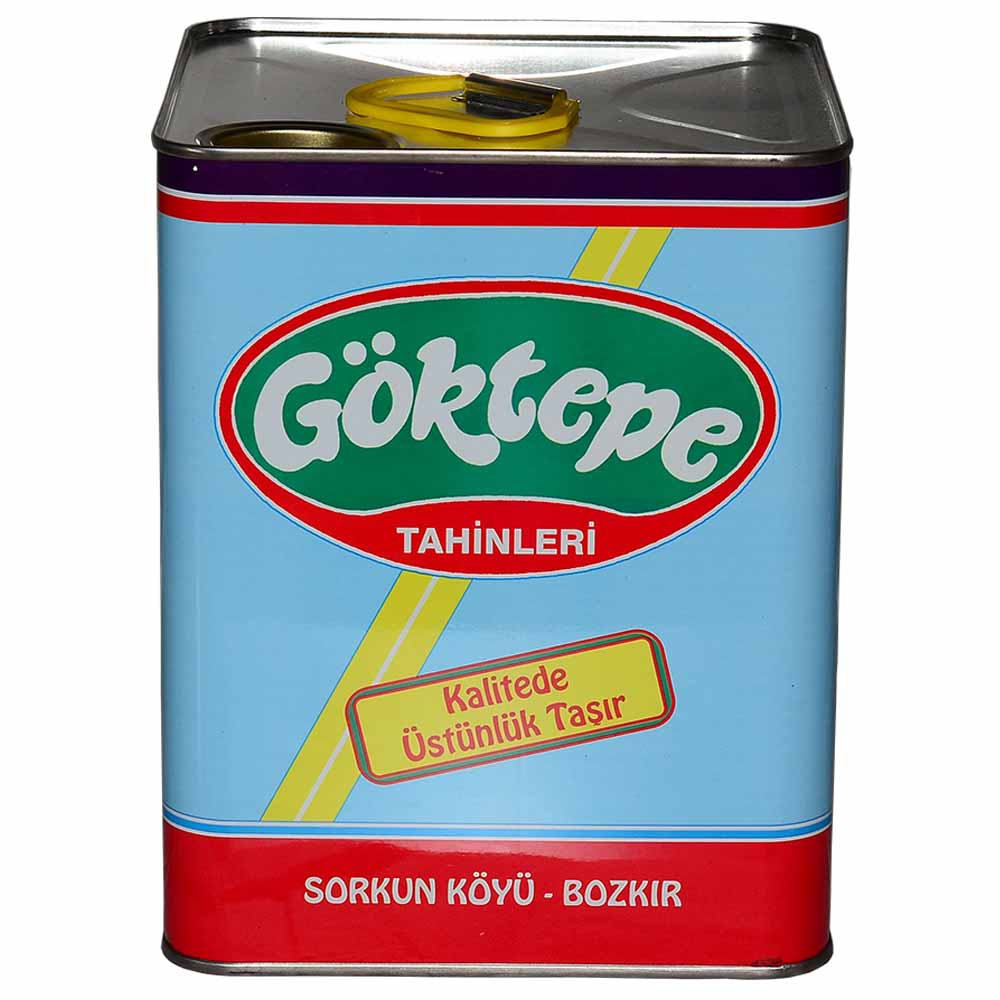 Göktepe Kepeksiz Bozkır Tahini Teneke 5 Kg Net:4600g