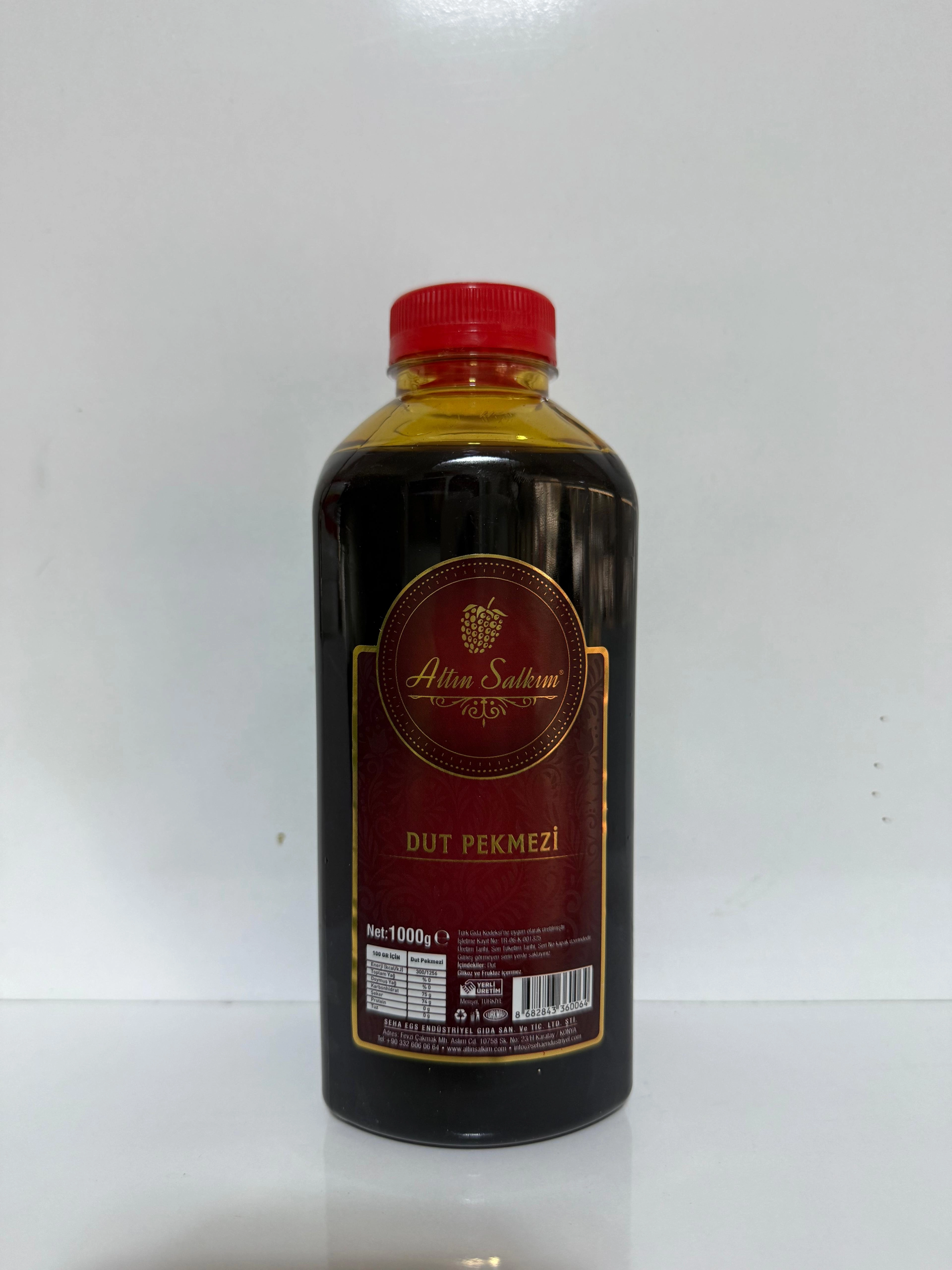Altın salkım Dut Pekmezi plastik şişe Net 1000 Gr