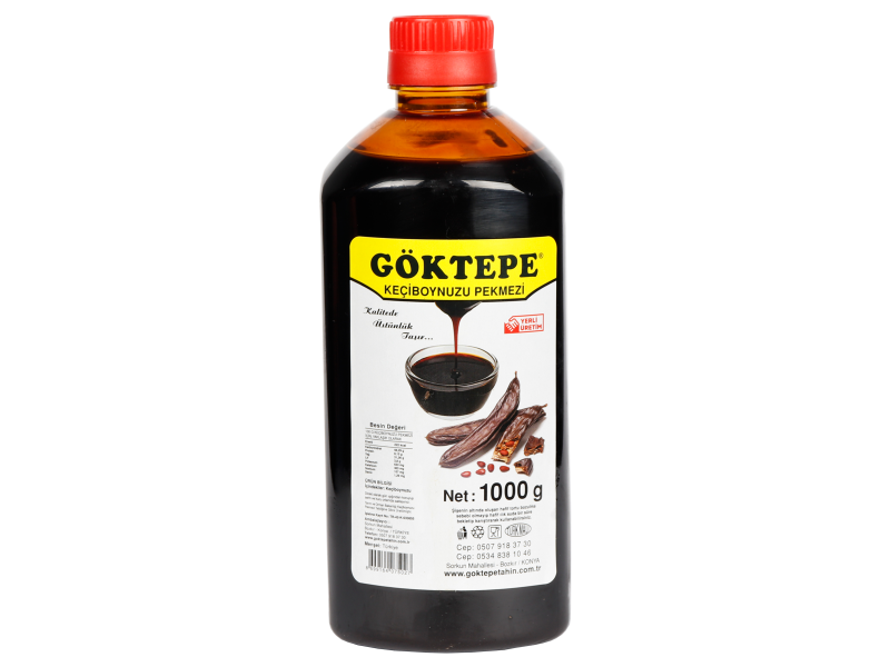 Göktepe%20Keçiboynuzu%20(Harnup)%20Pekmezi%20Plastik%20Kutu%20800g