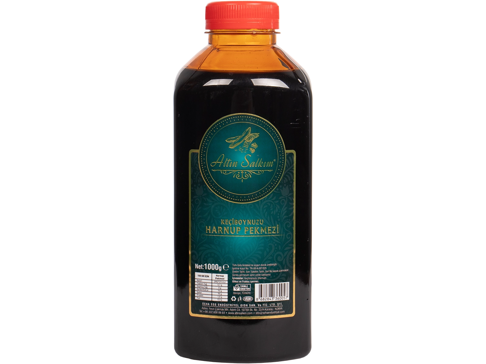 Altın Salkım Keçiboynuzu (Harnup) Pekmezi Plastik Şişe Net 1000 Gr