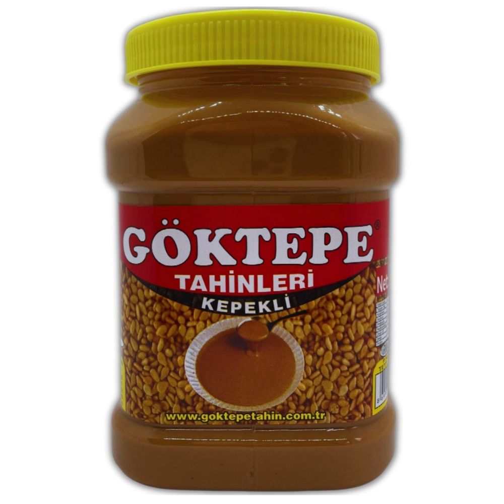 Göktepe%20Kepekli%20Bozkır%20Tahini%20Plastik%20Kutu%201%20Kg%20Net:935g