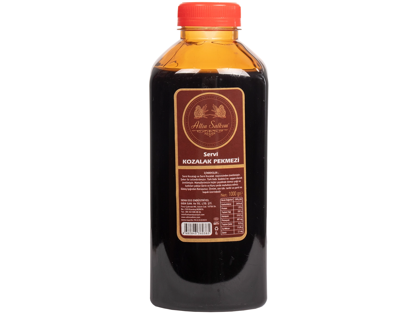 Altın Salkım Selvi Kozalak Pekmezi Plastik Şişe Net 1000 Gr