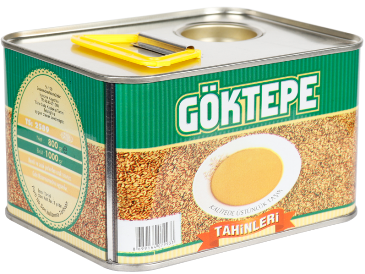 Göktepe Kepeksiz Bozkır Tahini Teneke 1 Kg