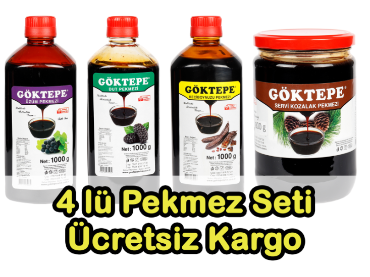Göktepe 4’lü Pekmez - Ücretiz Kargo
