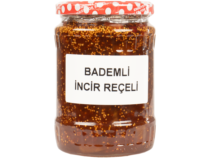 Bademli İncir Reçeli Cam Kavanoz Net 700 Gr