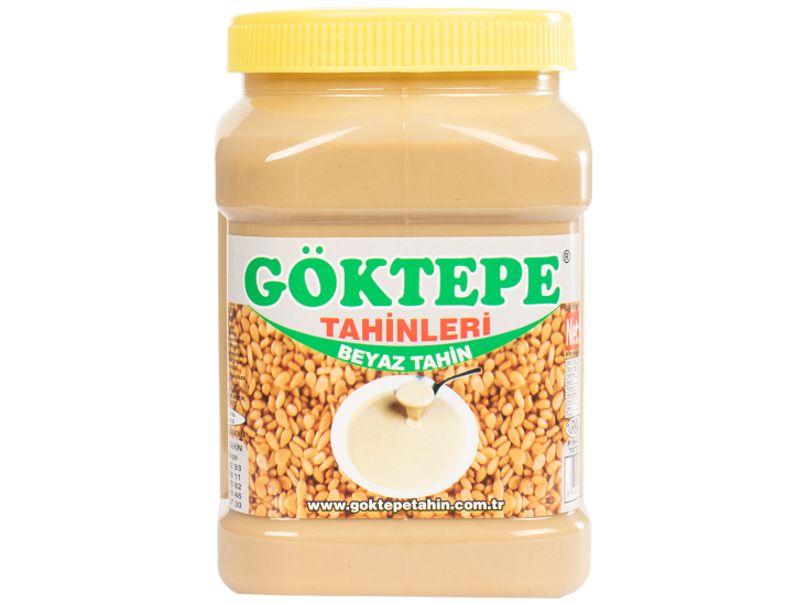 Göktepe Beyaz Bozkır Tahini Plastik Kutu 1 Kg
