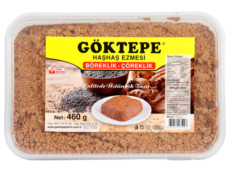 Göktepe Haşhaş Diri Çekilmiş (Tane Haşhaş) 500g
