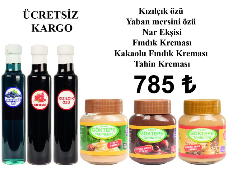 Göktepe 6’ lı Krema ve Öz Seti