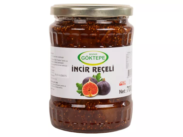 Fındıklı İncir Reçeli Cam Kavanoz Net 700 Gr