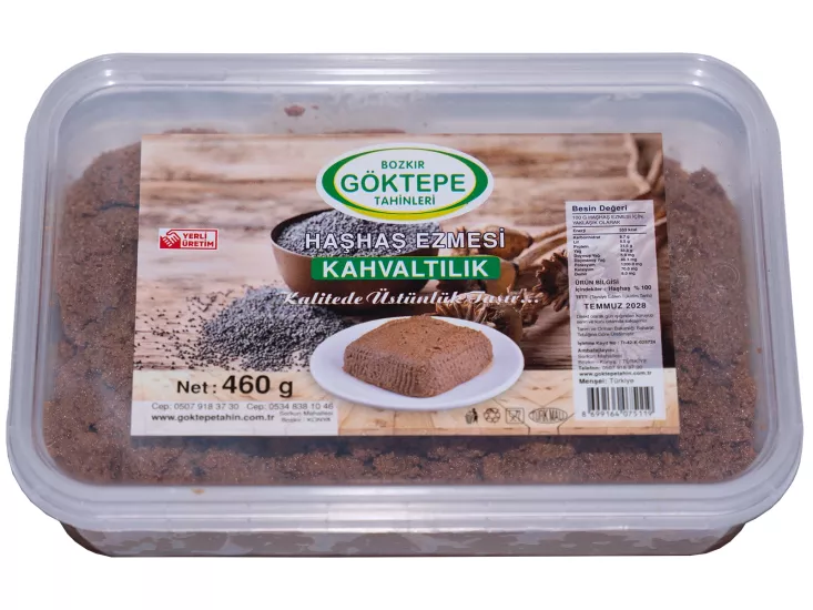 Göktepe Haşhaş Çekilmiş Kahvaltılık 500g