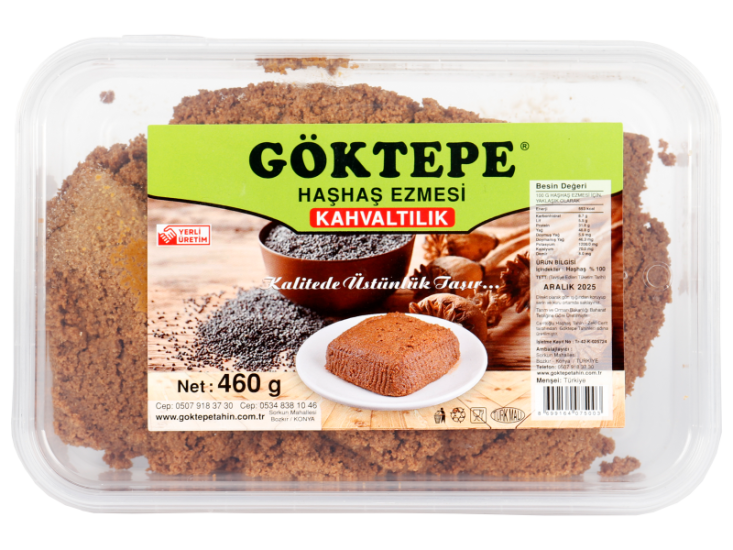 Göktepe Haşhaş Çekilmiş Kahvaltılık 500g