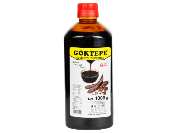 Göktepe Keçiboynuzu (Harnup) Pekmezi Plastik Kutu 800g