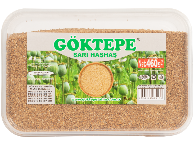 Göktepe Sarı Haşhaş Net 460 Gr