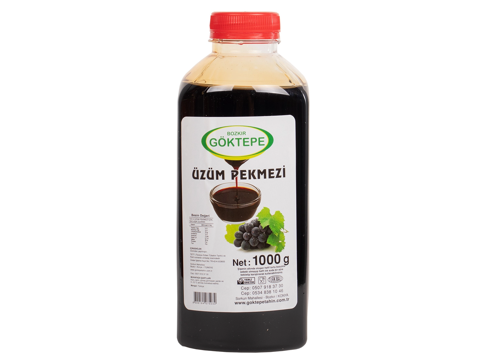 Altın Salkım Üzüm Pekmezi Plastik Şişe Net 1000 Gr 