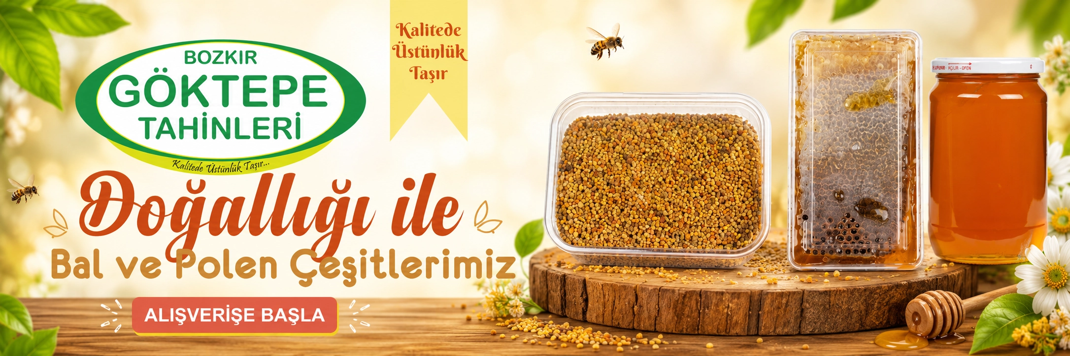 Göktepe Tahinleri Bal ve Polen Çeşitleri